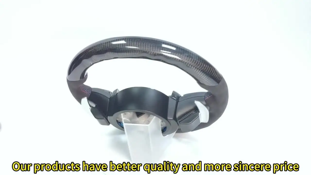 Руль из алькантары и углеродного волокна Carbon Kingdom для BMW I8 I3