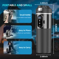 Bouilloire électrique portable 12V/24V pour voiture, chauffe-eau de voyage, chauffe-eau de voiture 500ML, petit chauffe-eau pour thé, café, lait 3