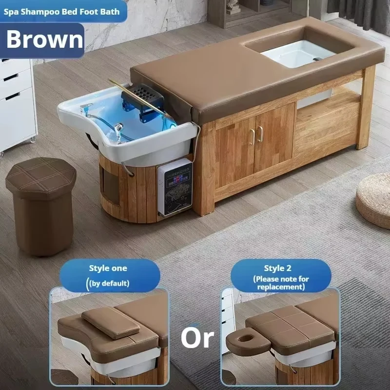 Retro Simple HEAD สปาแชมพูเตียงเครื่อง Salon Scalp Care สปาแชมพูนวด 1