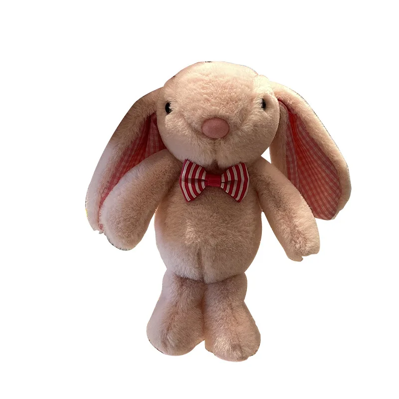 

LieJu Cartoon Long-Haired Rabbit Doll Pendant Schoolbag Trending Creative Cute Plush Key Chain Bag Ornaments