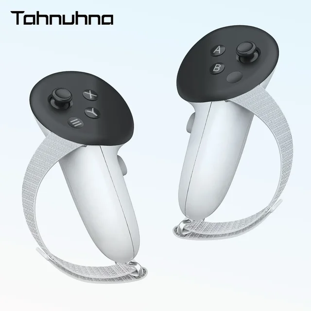 Handle Strap For Meta Quest 3/Quest 3S Controller Grips Non-Slip Battery Cover with Adjustable Soft Hand Strap VR Accessories