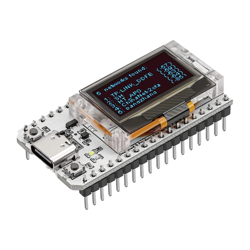 Scheda Di Sviluppo 896F Esp32 Aggiornata Wifi Flash Da 8Mb, Display Oled Esp32 Da 0.96 Pollici Cp2102 Internet Forarduino