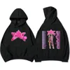 Emilia Mernes MP3 Hoodies Winter Long Sleeve Hooded Pullovers Men Clothes Fleece Pocket Singer Graphic Sweatshirts Print Hoody 1