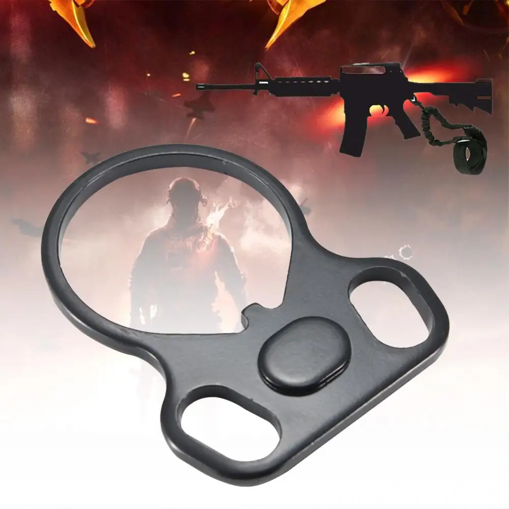 

Tactical RifleEndPlateSling Adapter Two-ring Standard Steel Sling Loop Outdoor Hiking Camping Hunting Gun Accessories