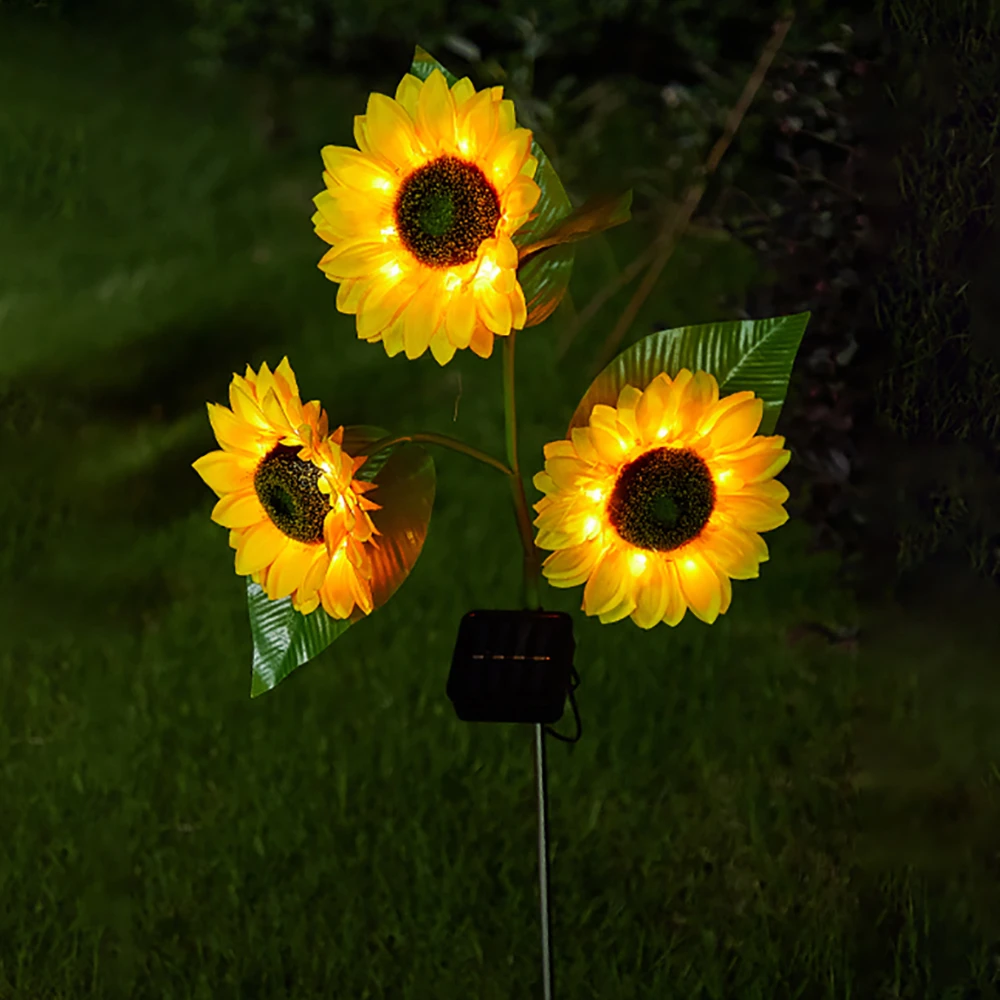Country Garden Sunflowers Sunflower Outdoor Decorations 3 Lawn