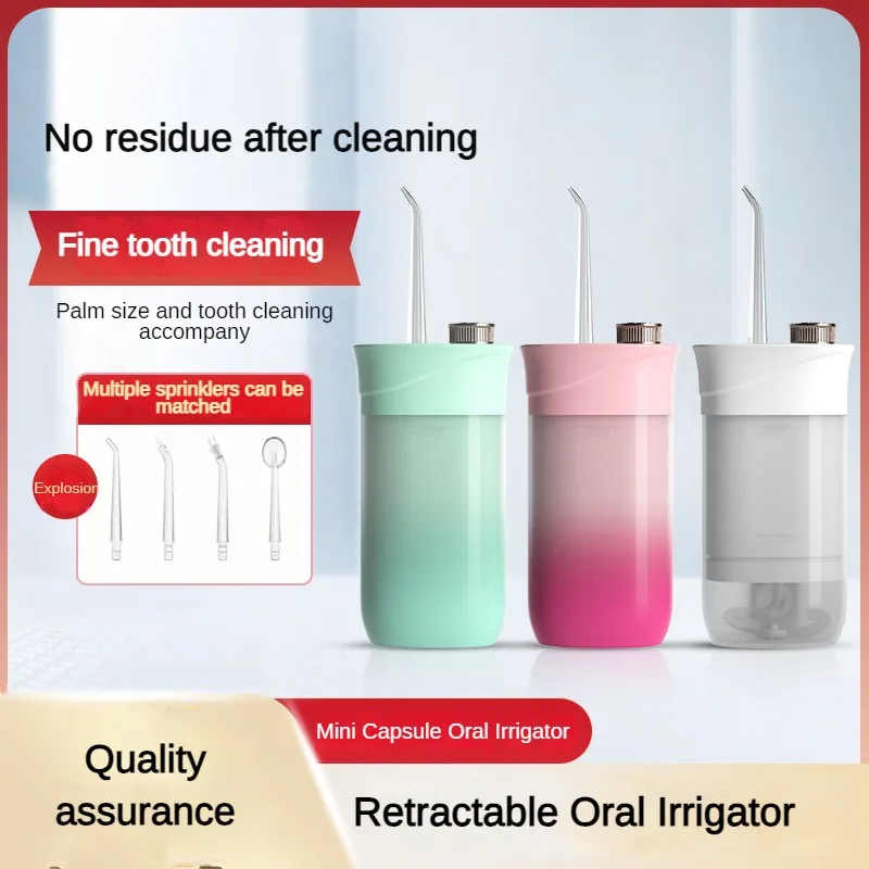 Electric Tooth Flosser Smart Oral Irrigator Care Cleaner Dental Water Jet Portable Household USB Rechargeable 3 modes IPX7 200ML ирригатор smart water flosser white lbe 0063a lebooo