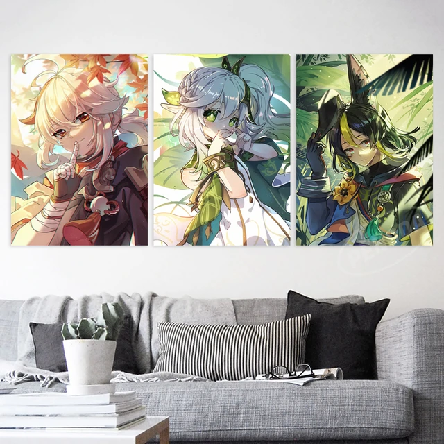 Jogos de anime genshin impacto scaramouche boa qualidade impressão e  cartazes decoracion pintura parede arte papel kraft nordic decoração da sua  casa - AliExpress