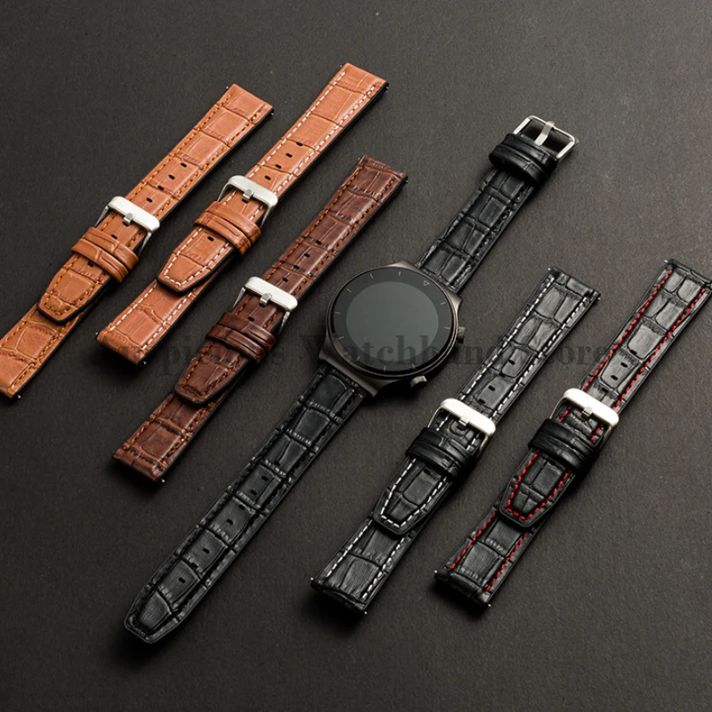 

Ремешок для часов Huawei Watch GT2/3, из натуральной кожи, 20/22 мм