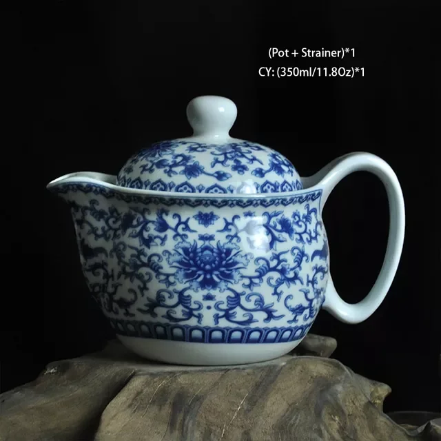 Čínska keramická čajová súprava Kung Fu porcelánová čajová šálka sada kanvíc Dračí čajník šálka Kungfu čajová súprava Puer Oolong čajový riad