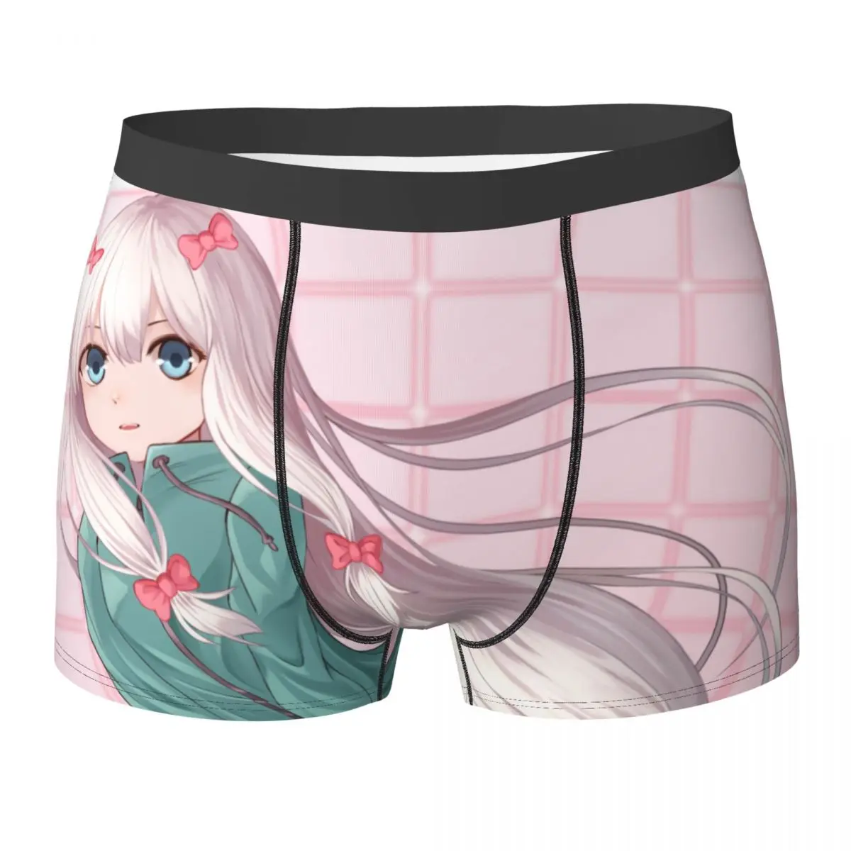 

Мужские Eromanga Sensei Izumi Sagiri Симпатичные Аниме боксеры для девочек шорты трусы дышащее нижнее белье мужское юмористическое нижнее белье