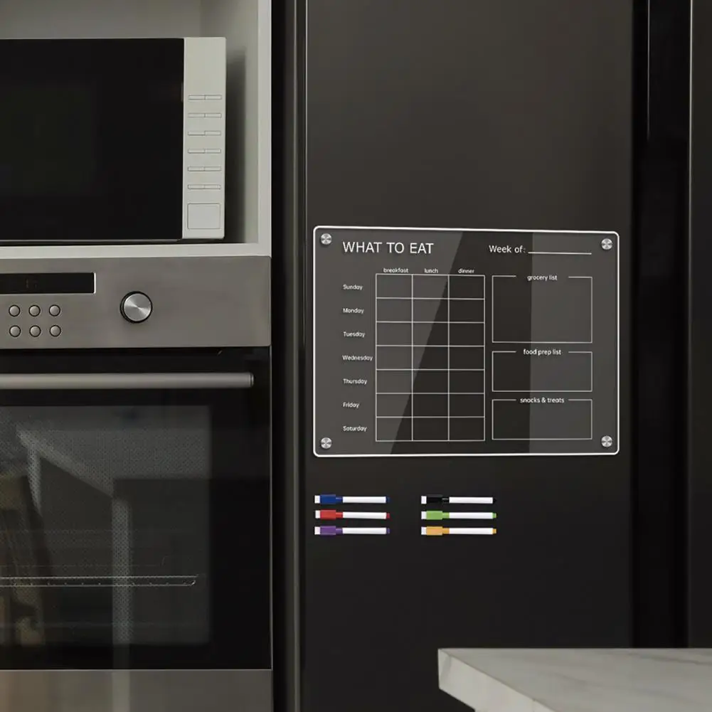 

Широкий спектр применения настенная подвесная красочная Магнитная акриловая фотография для дома на неделю для различных