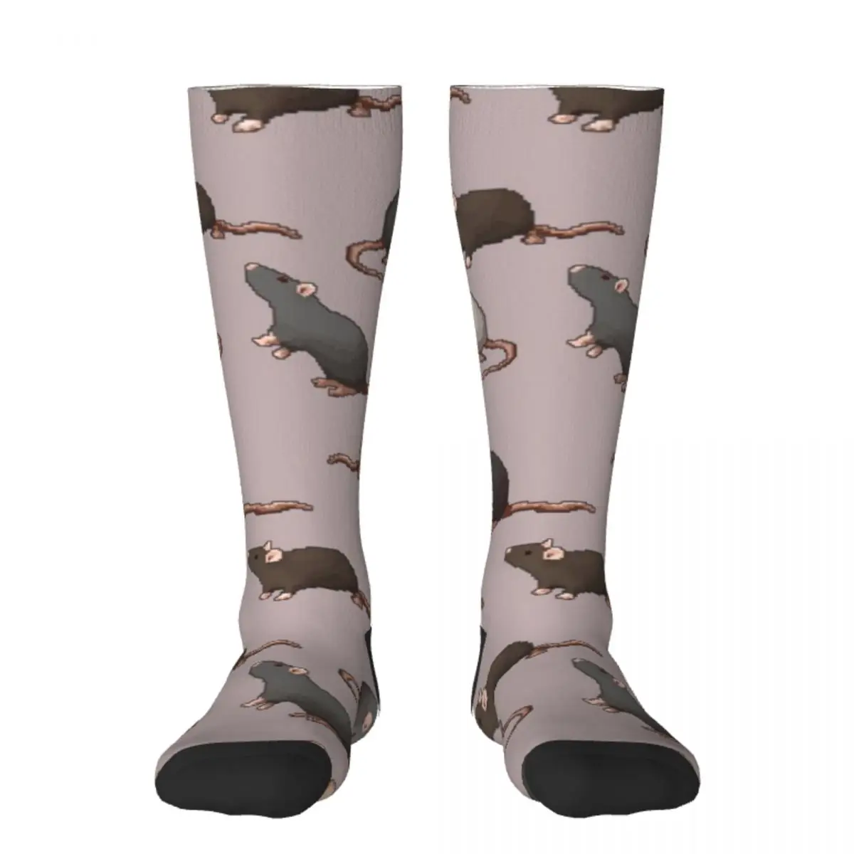 

Пиксельные крысы повторно повторяющиеся носки зимние теплые детские роскошные женские носки мужские