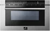 24" Inch. Microwave Drawer Oven with Touch Open Door - 1.2 Cubic Feet Electric Oven Capacity - Stainless Steel Child Safety Lock 1
