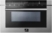 24" Inch. Microwave Drawer Oven with Touch Open Door - 1.2 Cubic Feet Electric Oven Capacity - Stainless Steel Child Safety Lock 1
