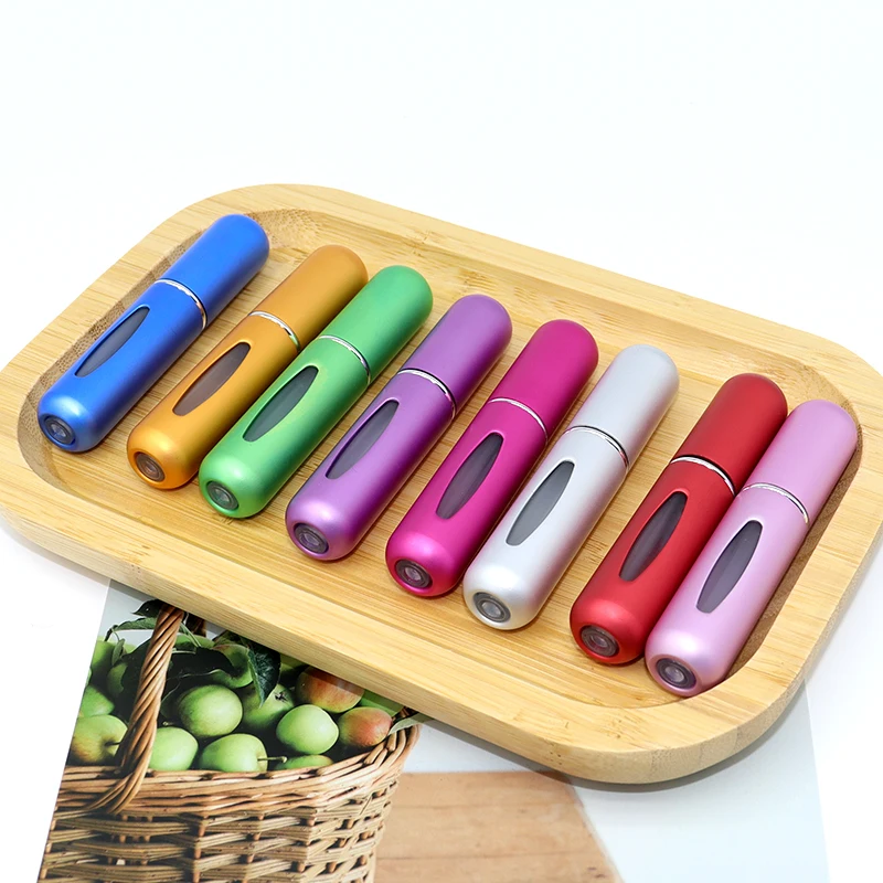 

200 x 5ML Mist Sprayer Perfume Bottle 5CC Refillable Empty Aluminum Atomizer Cosmetic Containers for Travel
