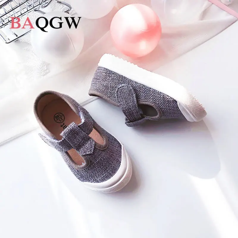 

Кеды детские с мягкой подошвой, классические холщовые кроссовки на липучке, для прогулок, повседневная обувь для маленьких мальчиков и девочек