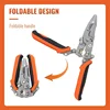12 in 1 Multifunctional Wire Stripper Crimper Cable Cutter Pliers Foldable Electrician Pliers Tools and Cable Stripper Pliers 5