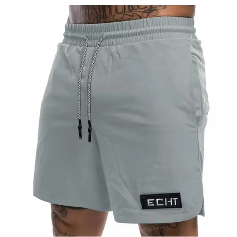 Men's and women's nylon fabric shorts, five point loose sportswear, quick drying, solid lace, same style, summer 4