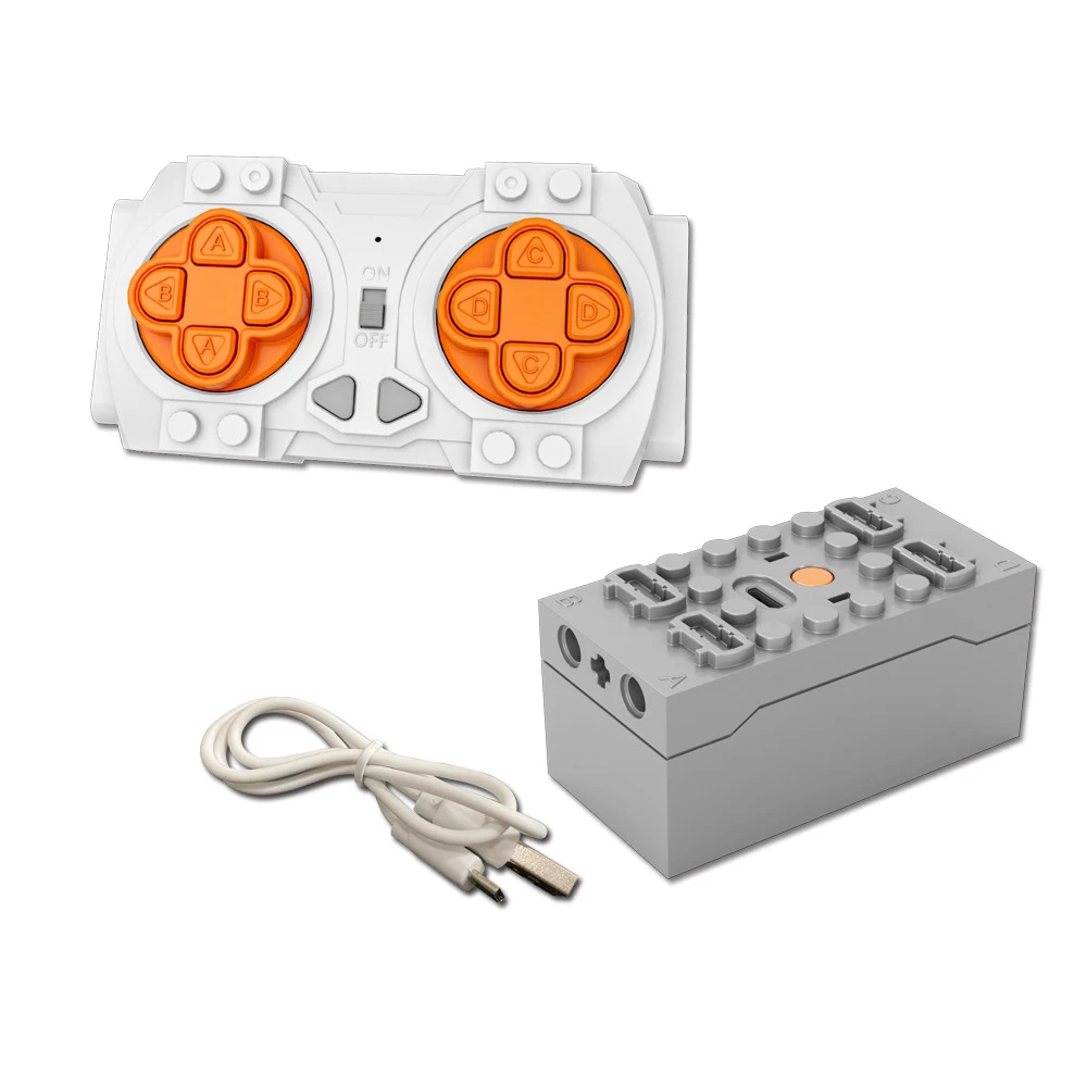 Technical Motor Power Programmable 6 Channel APP Lithium Remote Controller Building Block Power Module High Battery bricks
