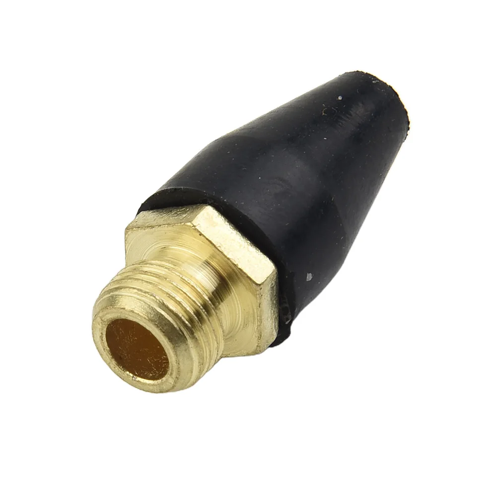 

1/8 Inch Accessories Connector Replacement 35x12 mm Rubber Nozzle Parts 10 Pcs Pack Brass Safety-Tip Air Blow Tools