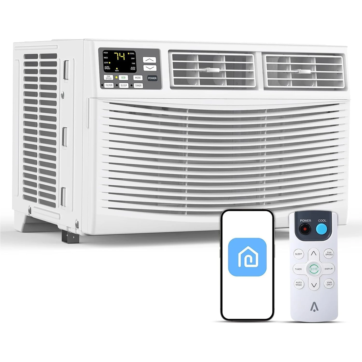 8000 BTU 3 in 1 Window Air Conditioner with WiFi