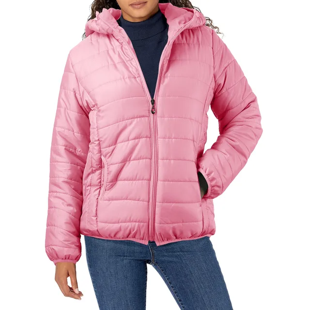 Lightweight Padded Autumn Winter Jackets Women's Jackets Hooded Ultralight Quilted puffer Solid Coat for Warm Duck Down Coat 6