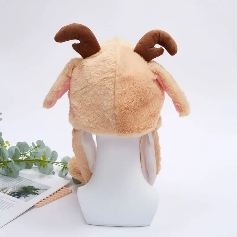 Cartoon Influencer Hat Air Bag Ears Christmas Children's Girl Funny Stuffed Toy