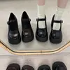Women's Mary Jane oes Spring 2025 New Sle College Faion Thi Bot High Heel All-Match Small Leather oes Korean Rom...