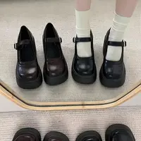 Women's Mary Jane oes Spring 2025 New Sle College Faion Thi Bot High Heel All-Match Small Leather oes Korean Rom...