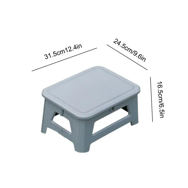 Portable Camping Toilet - Foldable Seat Stool For Outdoor, RV, Hiking, Travel & Emergency