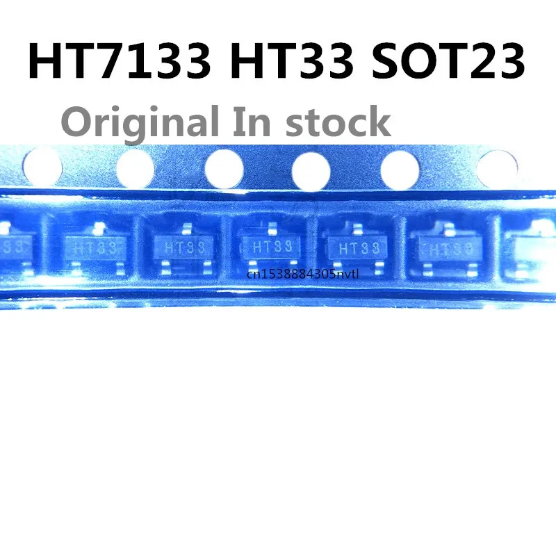 

Original 20pcs/ HT7133 SOT23 HT33 3.3V