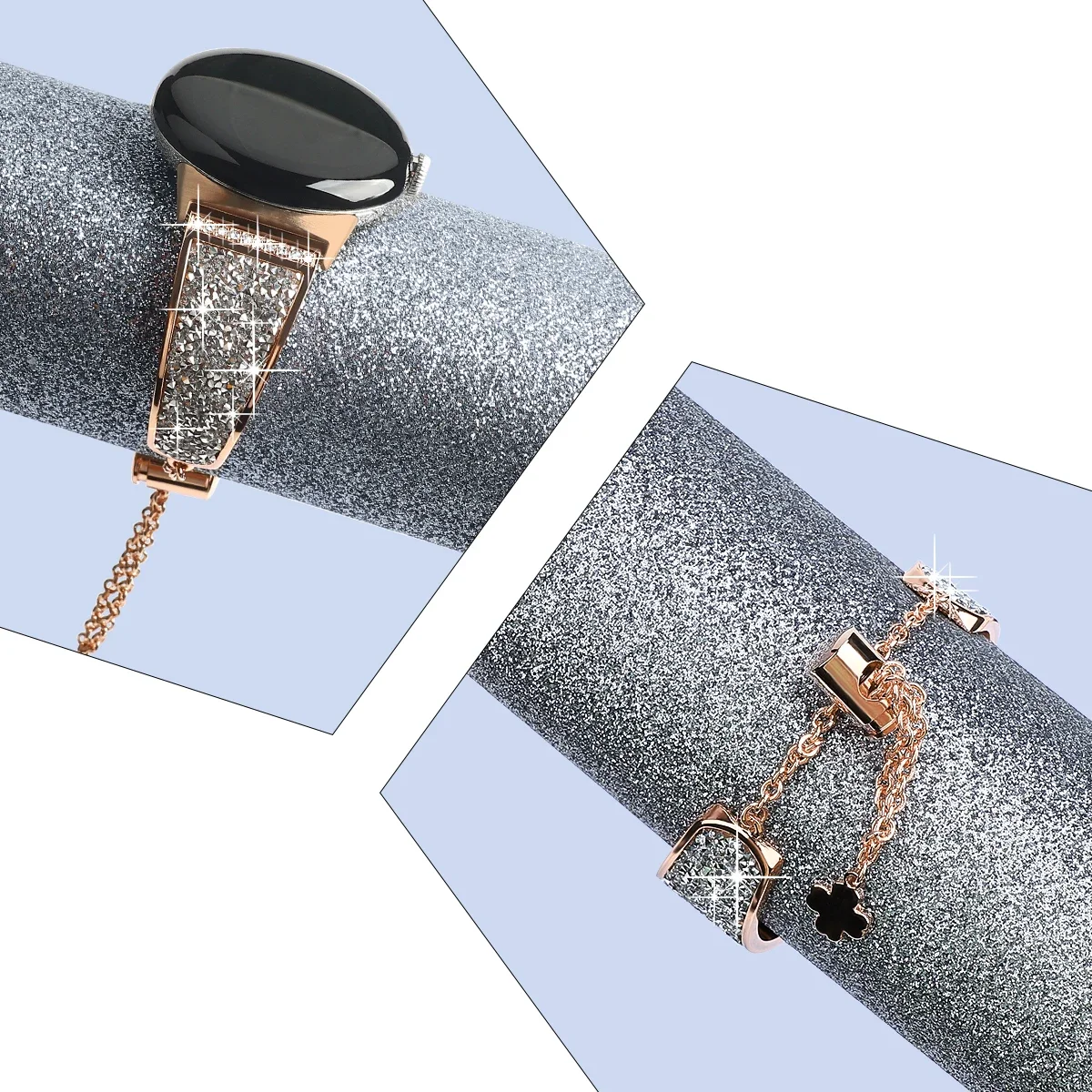 Metal Diamond Strap For Google Pixel Watch Sports Watch Women Adjustable Replacement Bracelet Wristband Google Pixel watch belt
