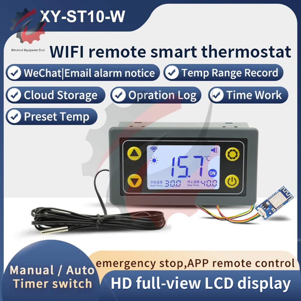 Smart Thermostat Programmable Thermostat With Emergency Heat How