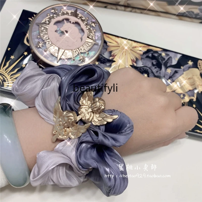 

Colorful Metal Buckle Angel Large Intestine Hair Ring Hair Rope