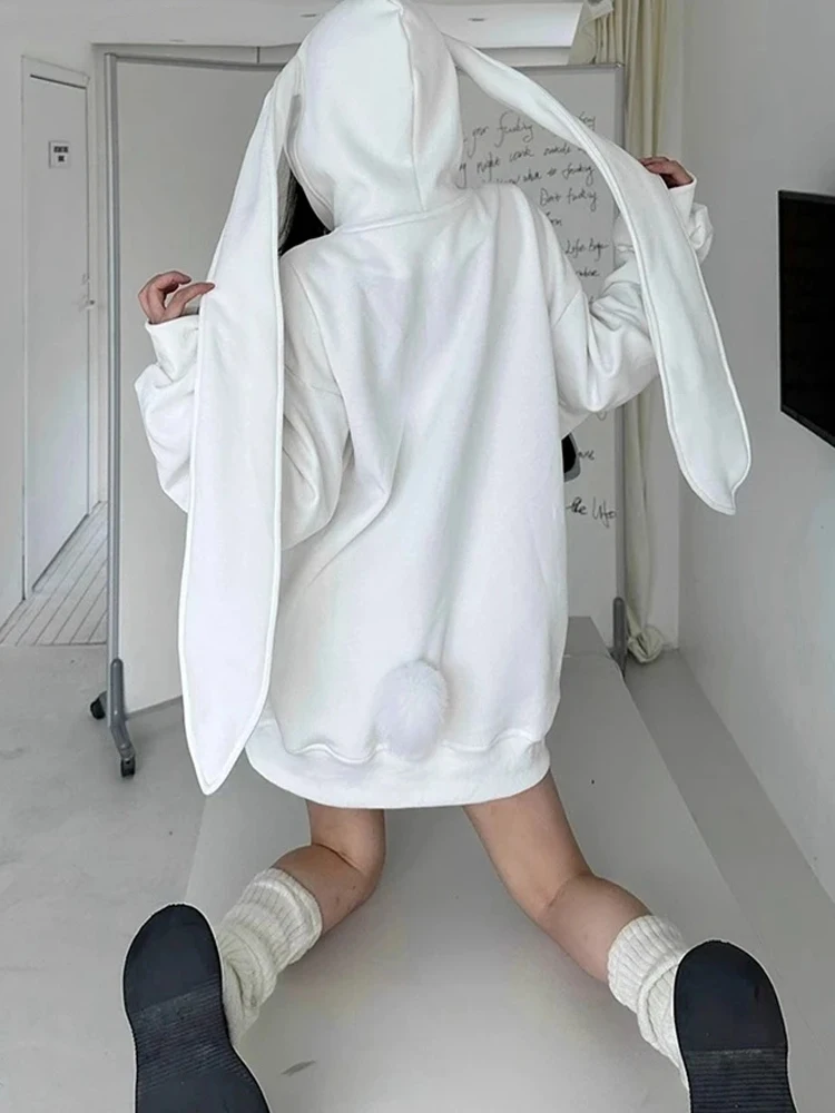 [GRAVER]★24FW★韓国人気★BIG RABBIT HOODIE Amazon.com: Littleforbig Women's Bunnywatch Cosplay Gaming