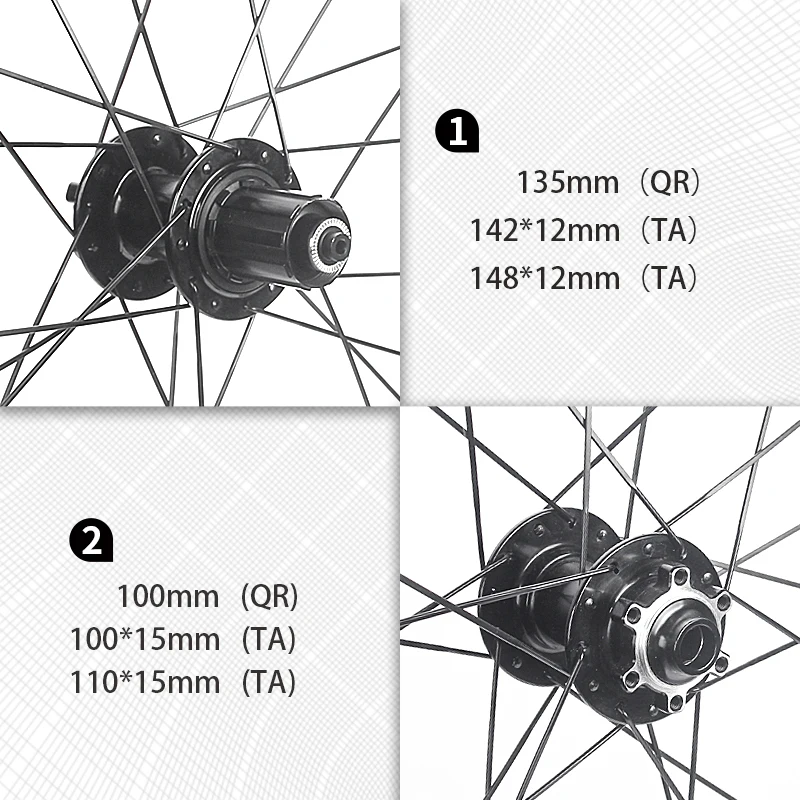 ROCKBAO Road 700C Carbon Wheels 50mm Quality Carbon Rim Bicycle Accessories  2/4Bearing Racing Wheelset