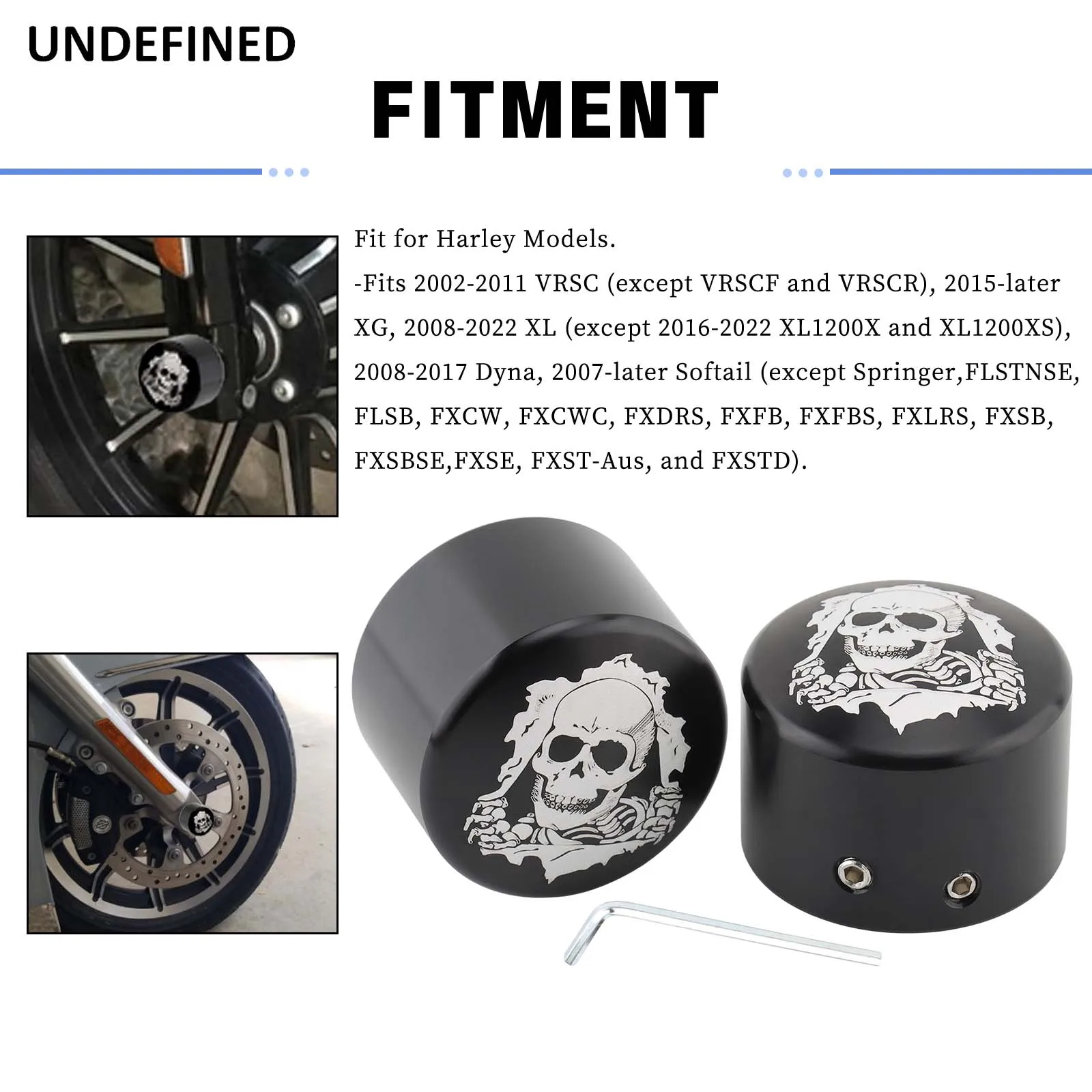 フロントアクスルアダプターキット　18年以降FXLRS、FXDRS、FXFB/S フロントアクスルアダプターキット：2018年以降FXLRS、FXDRS、FXFB⁄S