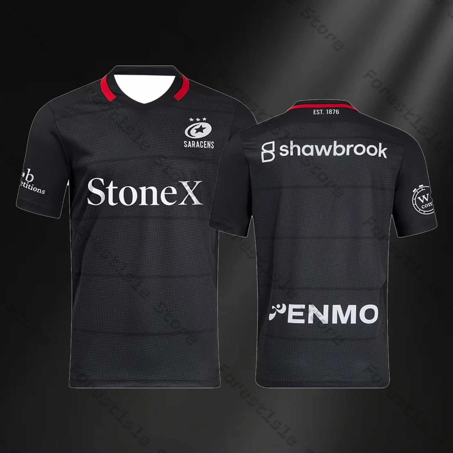 England Rugby Training Jerseys Sports Jerseys Must-Have For Fans Saracens 3d Printed Men Sports Jersey 25
