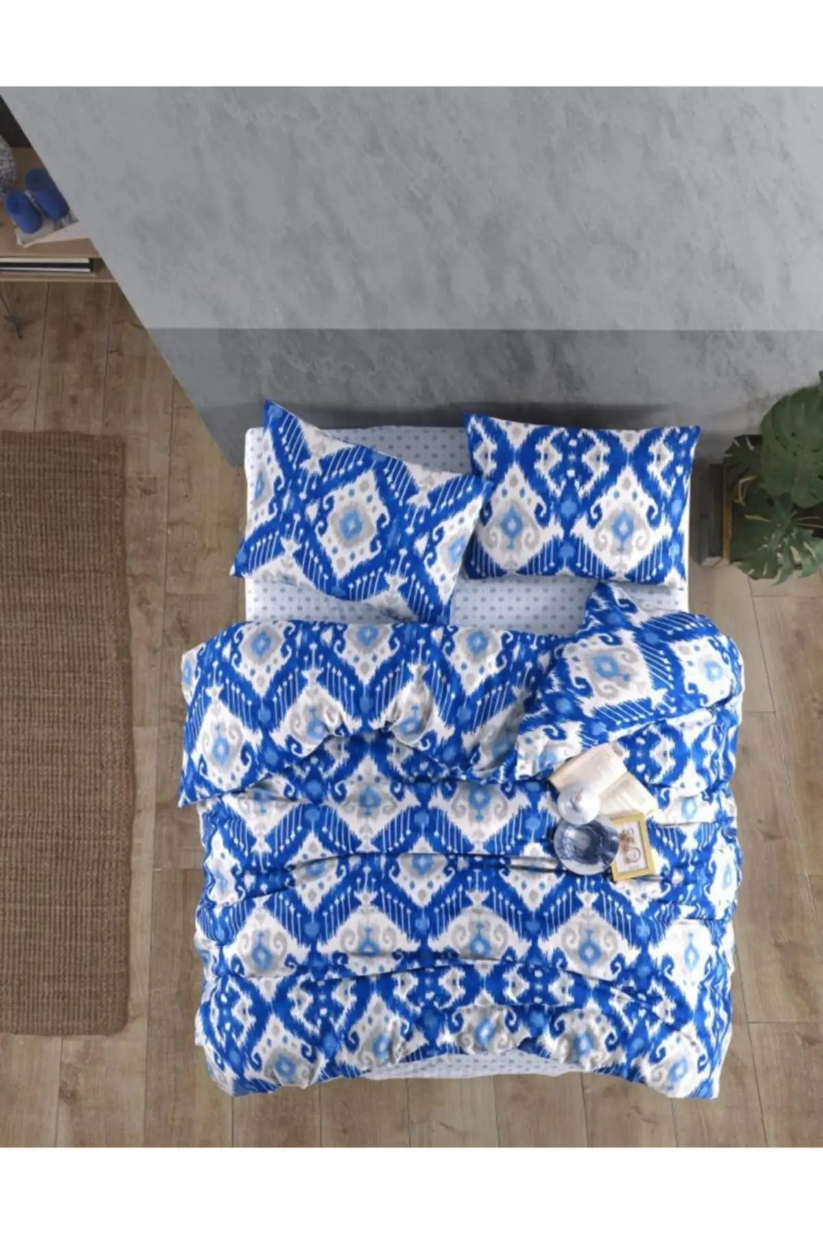 

Crystal Double 4 Piece Duvet Set Cotton-Polyester 220x240 Multi-Color Without Tires 200 Bedroom Textile Home