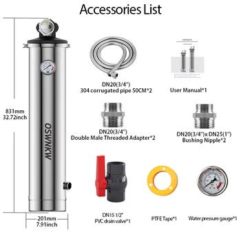 เครื่องกรองน้ำทั้งบ้าน, เครื่องกรองตะกอน, เครื่องกรองน้ำอัลตราฟิลเตรชั่น, ไม่ต้องถอดประกอบ, ล้างย้อนกลับด้วยปุ่มเดียว 2