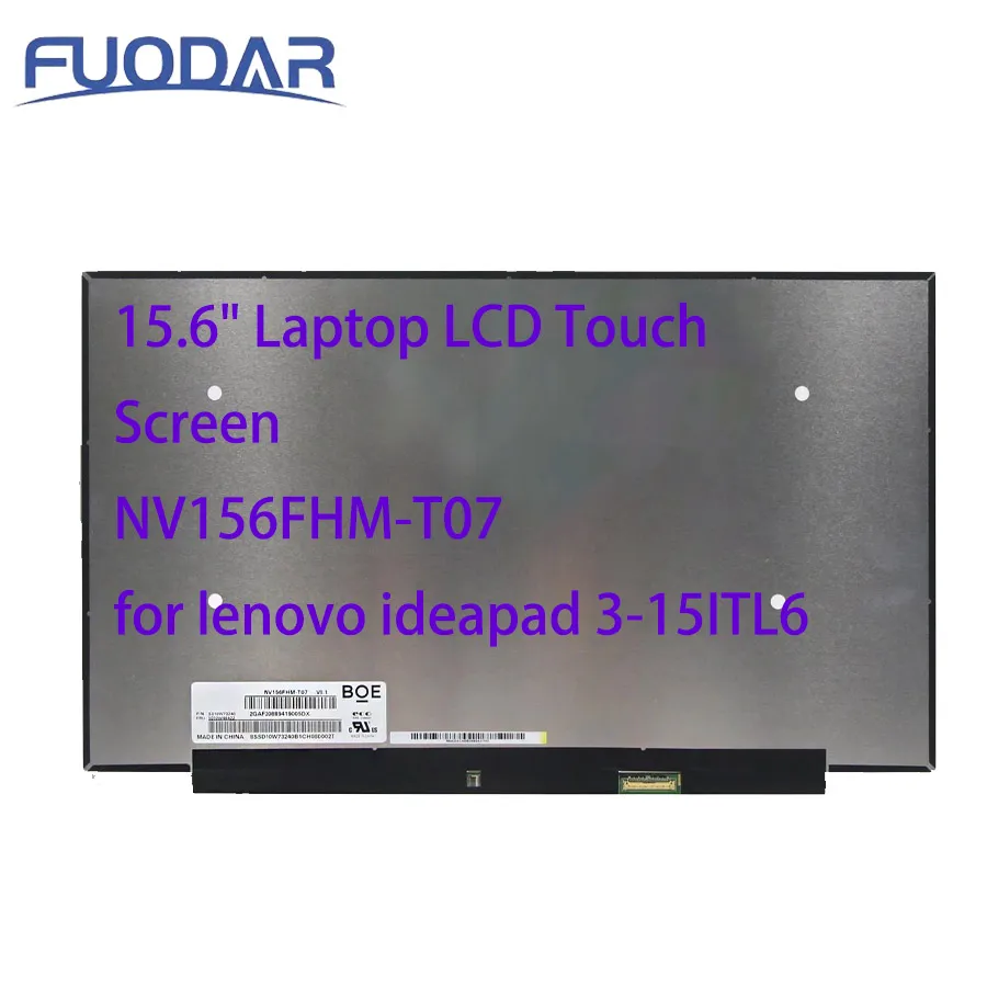 Nuovo Laptop Con Schermo Sostituibile Per Lenovo Ideapad 3-15Itl6 Touch Screen Lcd Per Laptop Da 15.6 "Nv156Fhm-T07 V8.1/V8.3/V8.4/V8.6