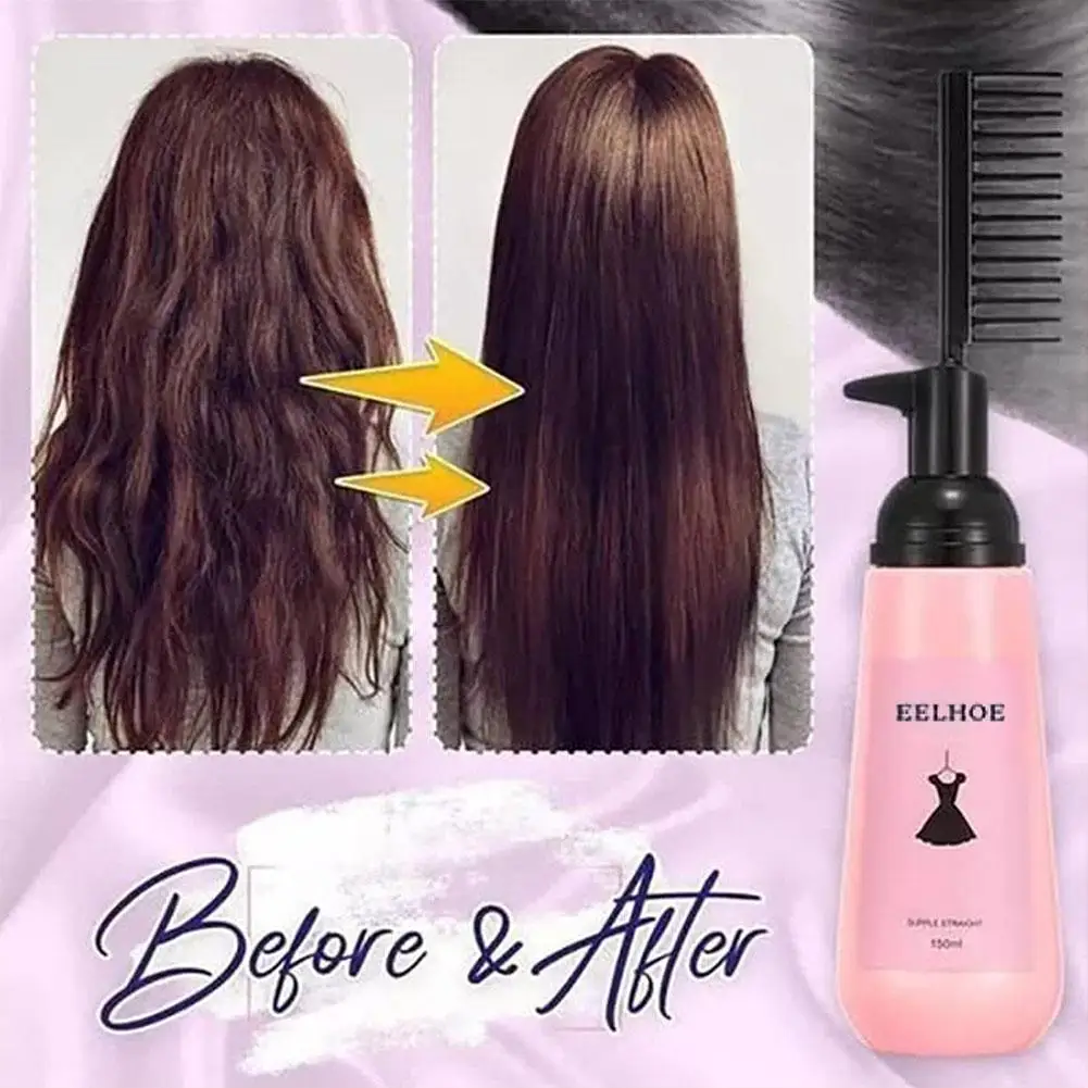 150ml Hair Straightening Cream Silk & Gloss Hair Straightening Cream Faster Smoothing Curly Care Protein Correction