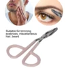 1pcs Stainless Steel Eyebrow Removal Tool Make Up New Fashion Scissors Shaped Eyebrow Clip Tweezers Clamp Clipper Beauty Tool 1
