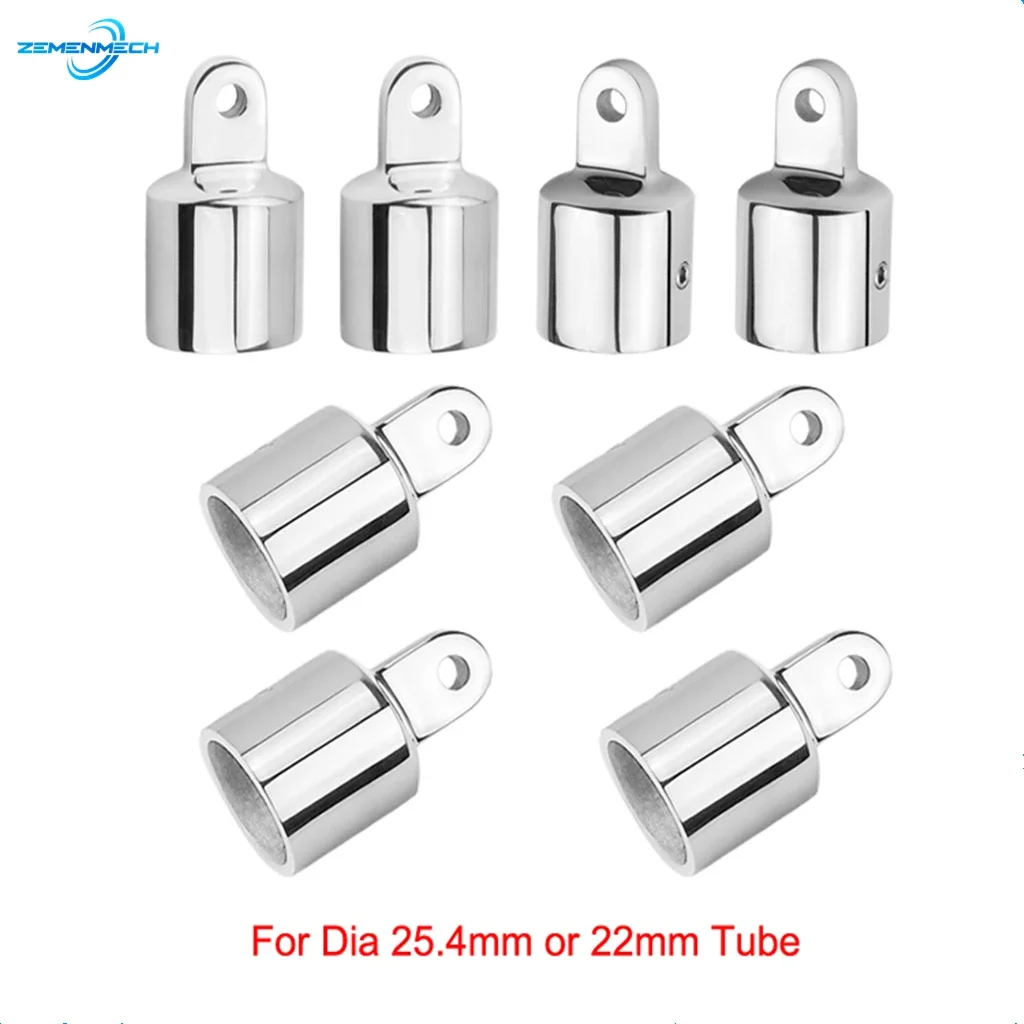 16PCS Marine Hardware Universal 4-Bow Bimini Top 316 Stainless Steel Set Deck Hinge Jaw Slide Eye End Fitting Boat Accessories
