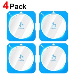 Premium Tempered Glass Screen Protector Film with Easy Install Tool - HD, Anti - Scratch (1 - 4 Pack) for OPPO Watch X3 (4PACK)