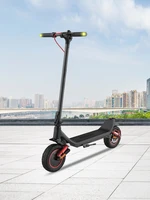 Trottinette électrique pour adultes M1MAX avec clignotants, moteur 500W, vitesse 35 km/h, autonomie 35 km, batterie 36V 10Ah, pneus de 10 pouces, charge utile 120 kg, pliable, trottinette électrique pour les trajets quotidiens 7