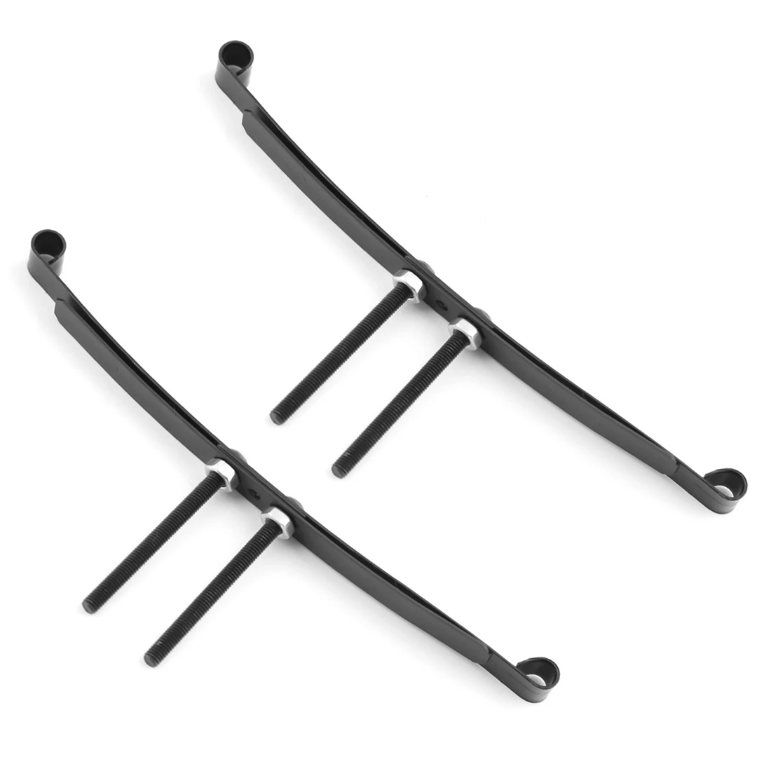 

2 set Steel Leaf Springs for 1/14 Tamiya RC Tractor Trailer Truck Model Car Upgrade Parts Spare Accessories, A