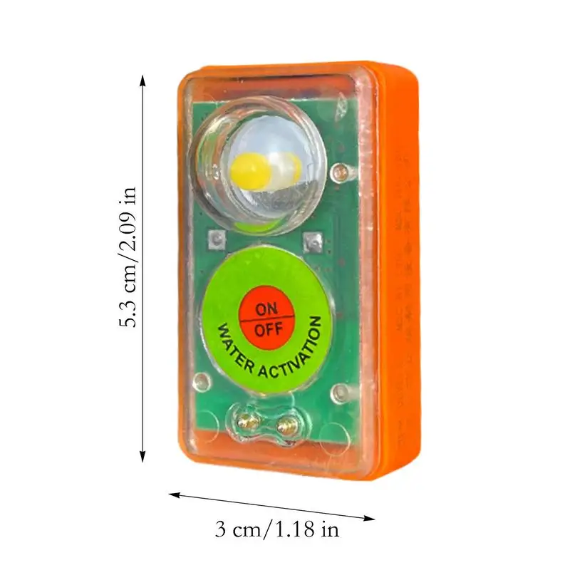 Life Jacket Light Portable Automatic Survival Locator Seawater Lighting Safety Protection Accessories Boating Equipment For Men
