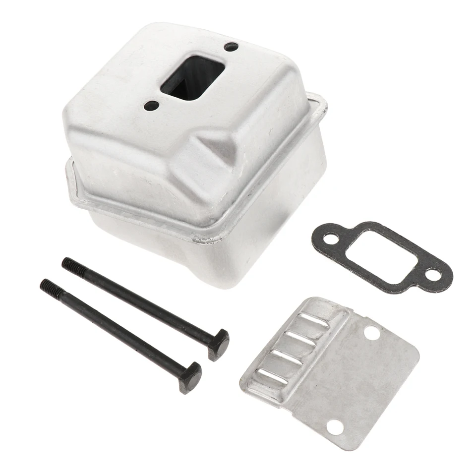 Cikonielf Guarnizione Silenziatore Scarico Marmitta Guarnizione Kit Di Sostituzione Viti Adatta Per Ms180 170 018 017 Accessorio Per Motosega