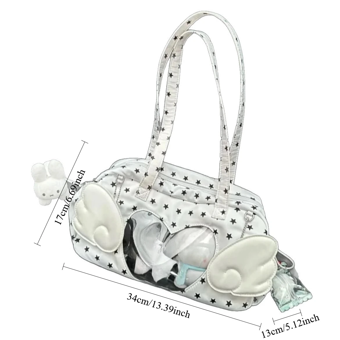 2025 Star Angel Y2K Korean Sle New Design Jk Large Capaci Single Oulder Crossbody Bag for Women Casual Pure Leisure Youth Bag 6
